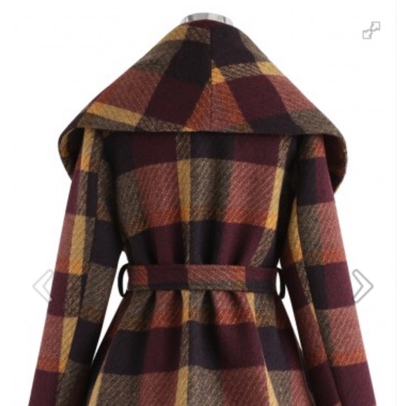 Chicwish prairie rabato wrap coat - Picture 4 of 4